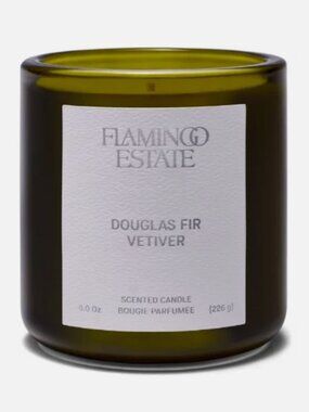 FLAMINGO ESTATE - Douglas Fir Vetiver Scented Candle 8oz. w/box NIB - 25% OFF!